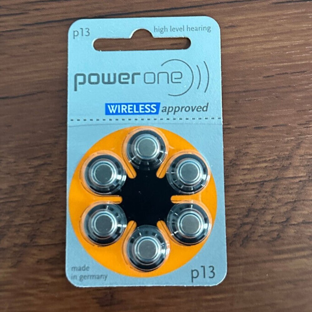 Power One High Level Hearing Aid Batteries P13‎ (54Ct)